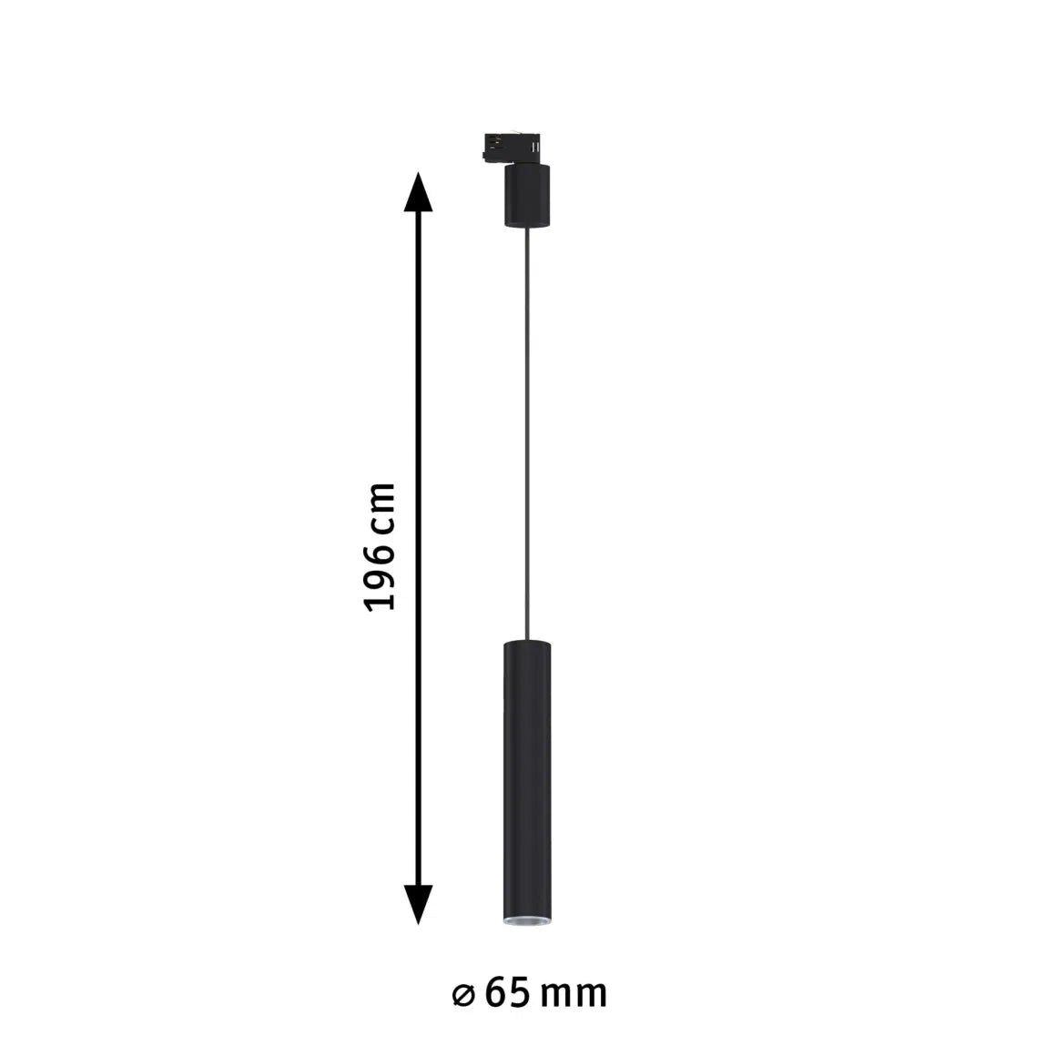 Suspensión Artemons para riel de iluminación ProRail3 - máx. 1 GU10 de 10 W - Paulmann - Iluminación de techos