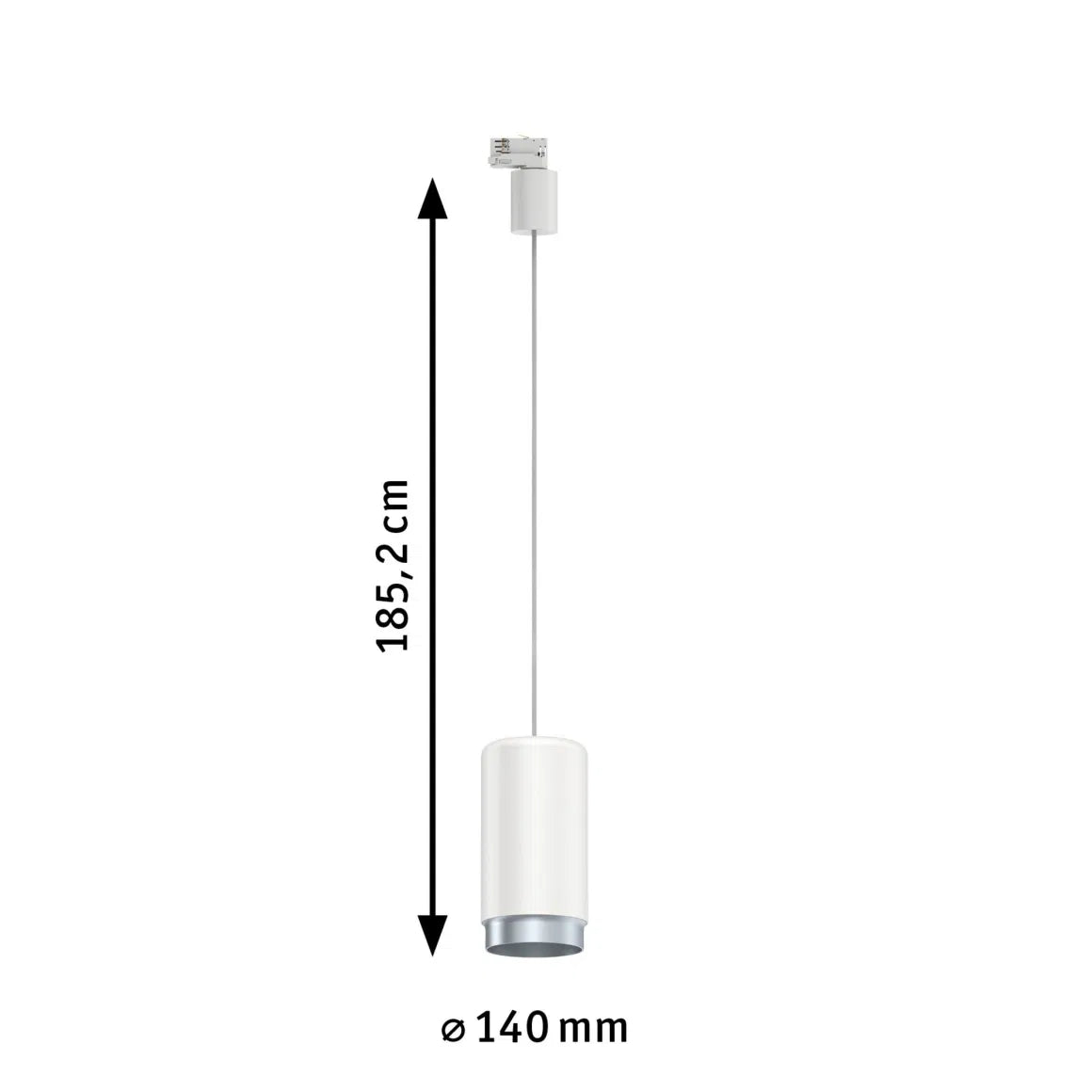 Suspensión Corus para riel de iluminación ProRail3 - máx. 1x50W E27 - Paulmann - Iluminación de techo