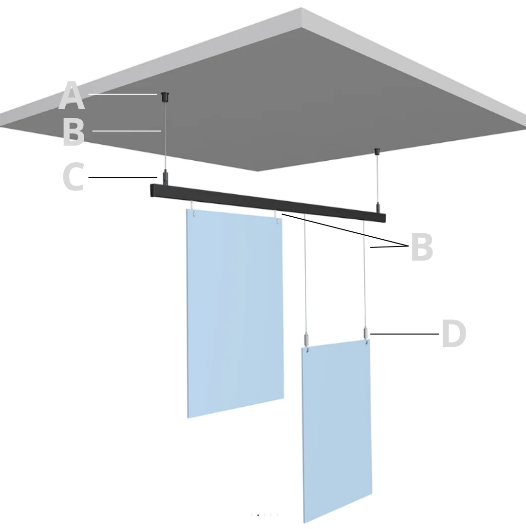 suspension signalétique et plv