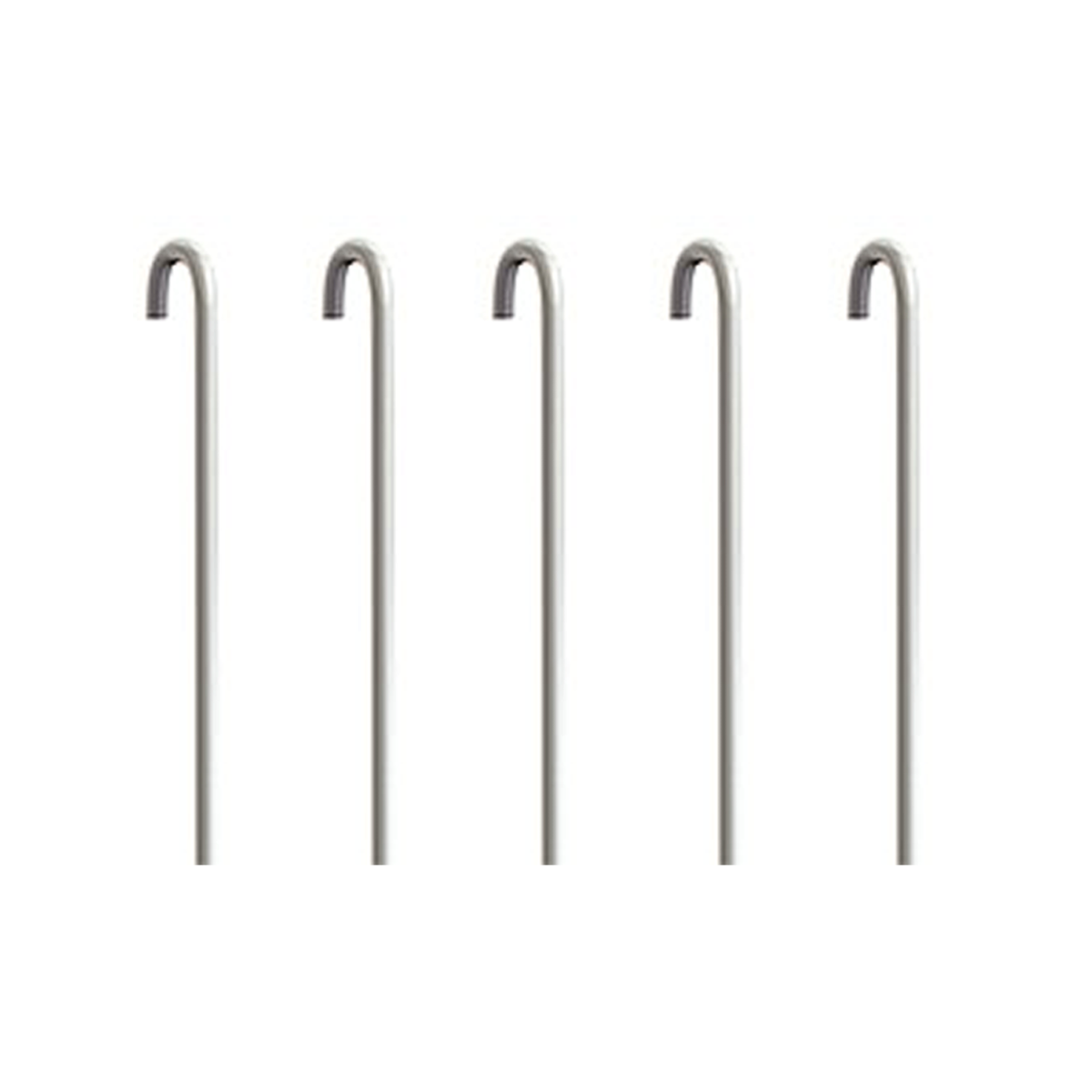 Pack 5 tiges métalliques blanches en U 2 mm pour Cimaise - Accessoire Cimaise Artiteq