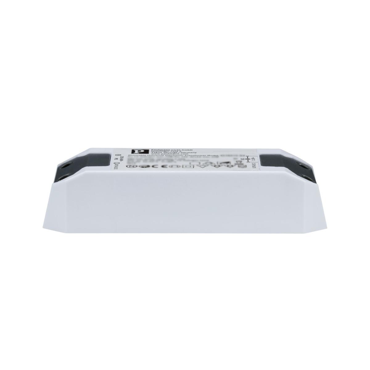 Transformateur 230/12v pour halogène et LED 65/40W + prise secteur fournie