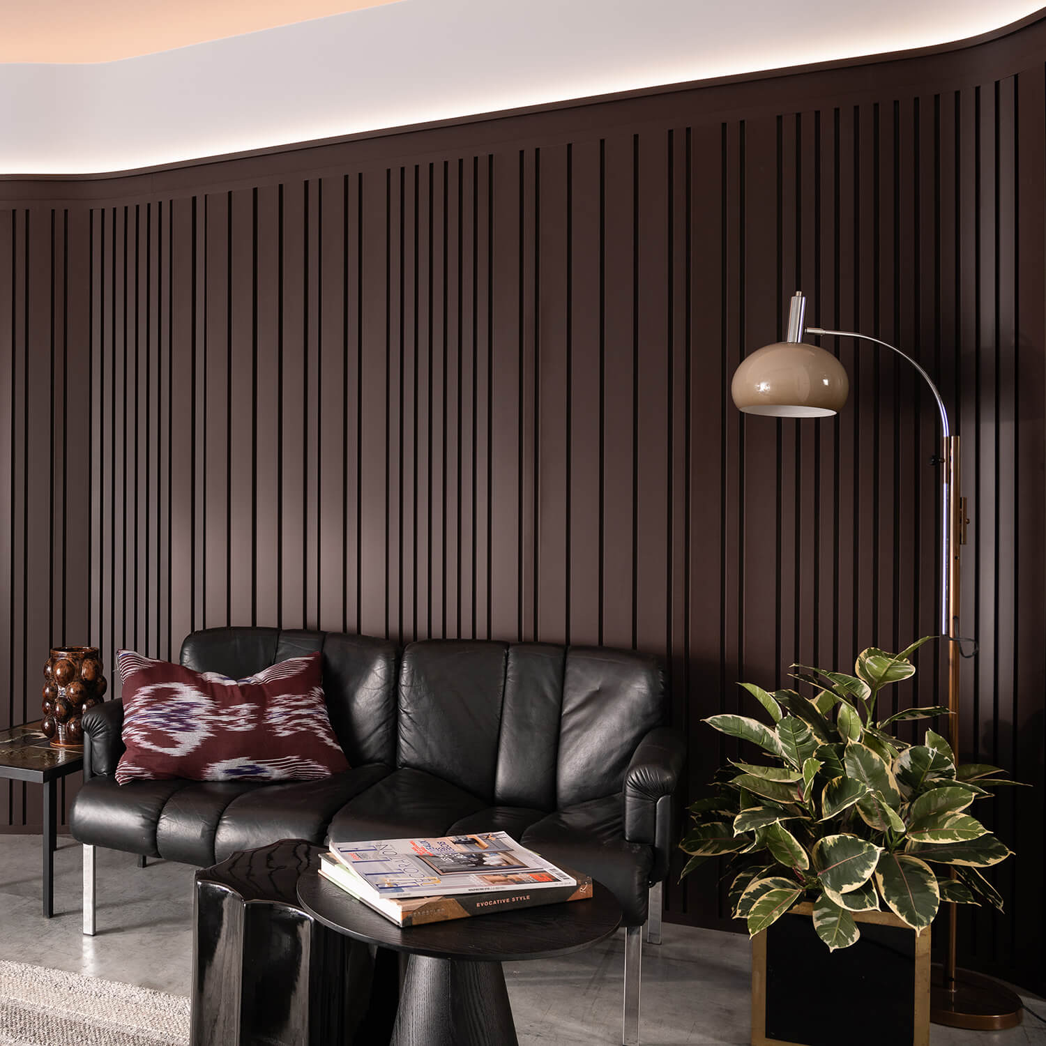 W119F BAR MIX FLEXIBLE - Panel decorativo 3D para revestimiento de pared - 200 x 25 x 2 cm (largo x ancho)