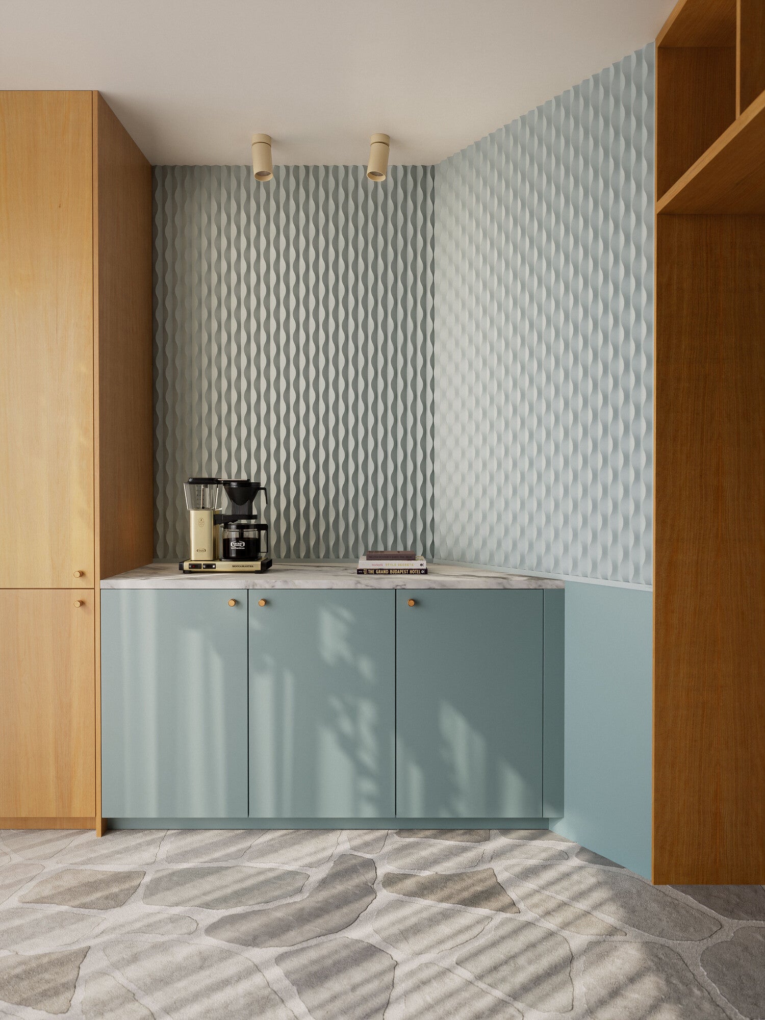 W219 ZEA - Panneau Revêtement Mural Décoratif 3D- 200x25x1,9cm (L x l x h) Orac