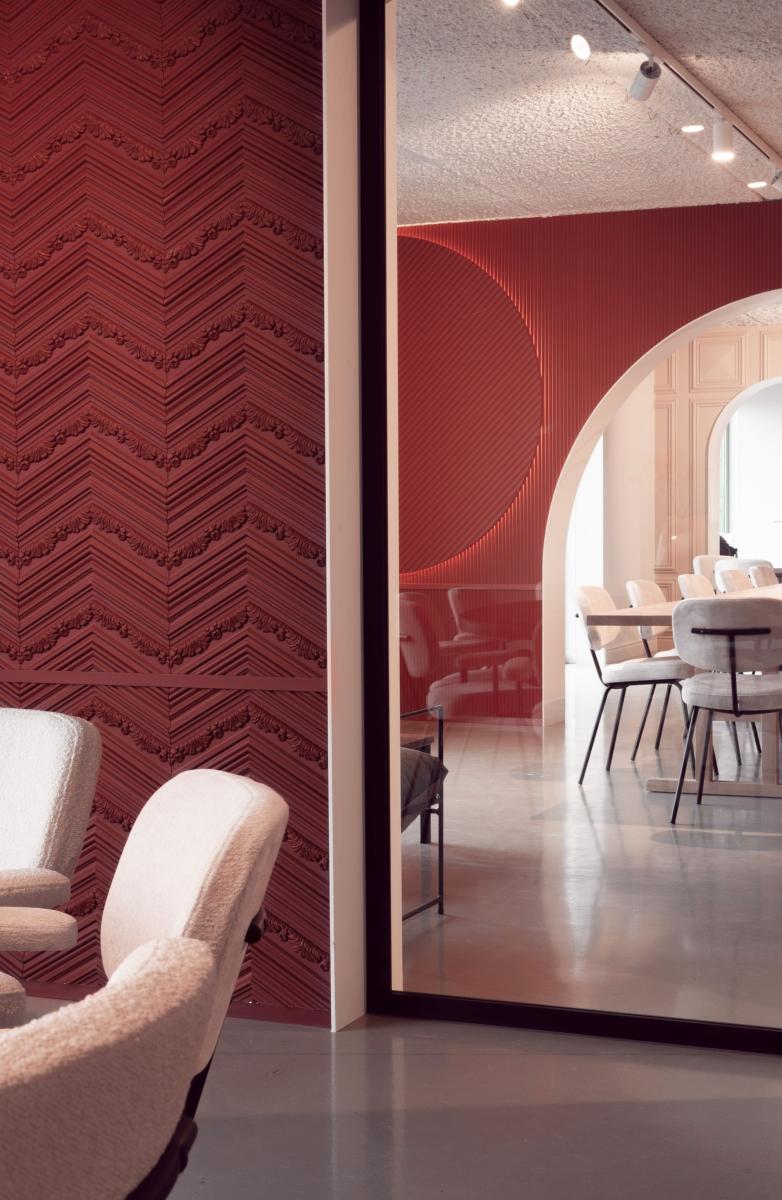 W108F Flexible ZIGZAG - Panneau Revêtement Mural Décoratif 3d- 200x25x1,80cm (L x l x h) Orac Decor